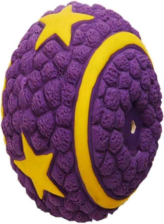 DOGTOWN Squeaky Latex Dog Toys for Small, Medium, and Large Breeds - Interactive and Durable Chew Toys for Behavioral Training and Fun (Small, starball) - Image 1